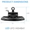 Luxrite UFO High Bay LED Shop Light 100/120/150W Up to 22500LM 3CCT 5FT Hardwire Cable Surge Protected IP65 LR41520-1PK - alternate 8